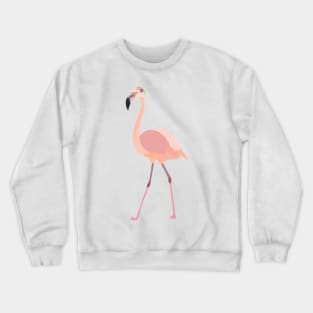 Floral Pink Flamingo Crewneck Sweatshirt